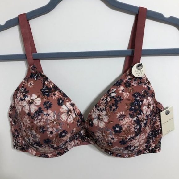 Lucky Brand Other - NWT Lucky Brand T-Shirt Floral Print Bra size 38D